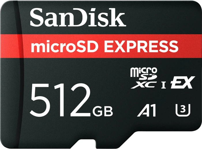 SANDISK MicroSD Express 512 GB (NVMe)