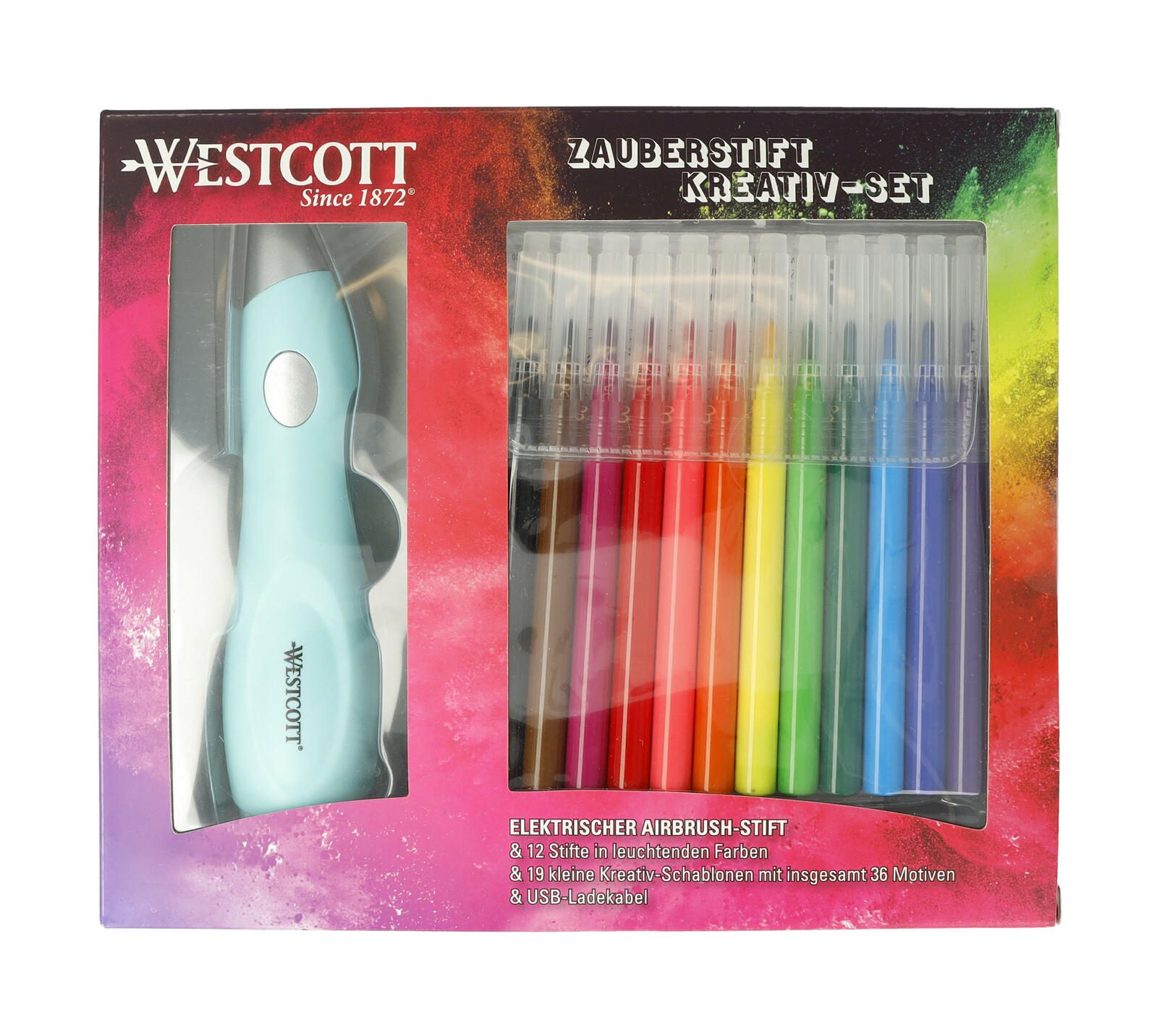 WESTCOTT Airbrushset für Kinder farbsortiert E-16800 00