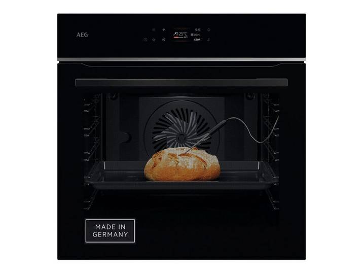 AEG Pyrolyse Backofen 7000 TE7PB62WAB, Pyrolyse-Selbstreinigung, Müheloses Kochen: Full‑Touchdisplay mit Kochassistent, Made in Germany