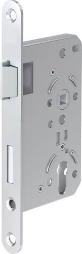 Basi 9810-6522 Einsteck-Zimmertürschloss Silber