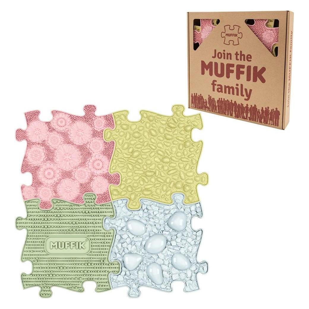 Muffik Sensorische Bodenmatte 4 Elemente (29.79 x 29.79 cm) (MUFFIK)