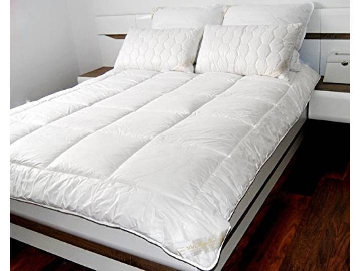 Merino Wool Bedding Merino Wolle Bettdecke Schurwolle Übergang EINZELBETT BETTDECKE 140 x 200 cm 500gsm, Mittelschwer 10 tog,Warm, 100% Merino-Schurwolle 100% Baumwolle. Single BETTDECKE