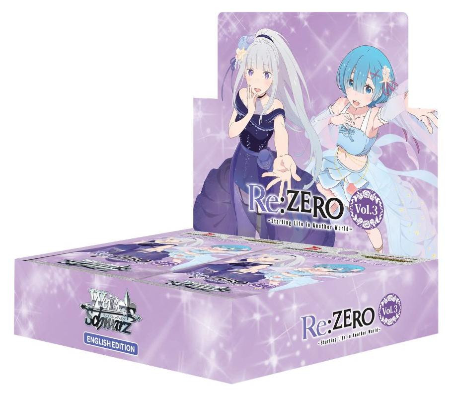 Bushiroad Weiss Schwarz Re:ZERO -Starting Life in Another World- Vol.3 Booster Box