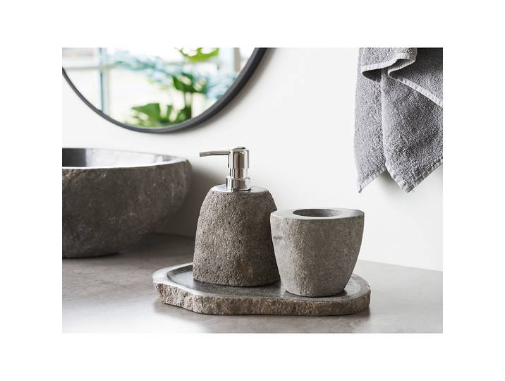 Accessoires de bain Gonve Grès Gris