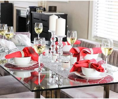 Sparkles Home Luminous Rhinestone Ornament Placemat