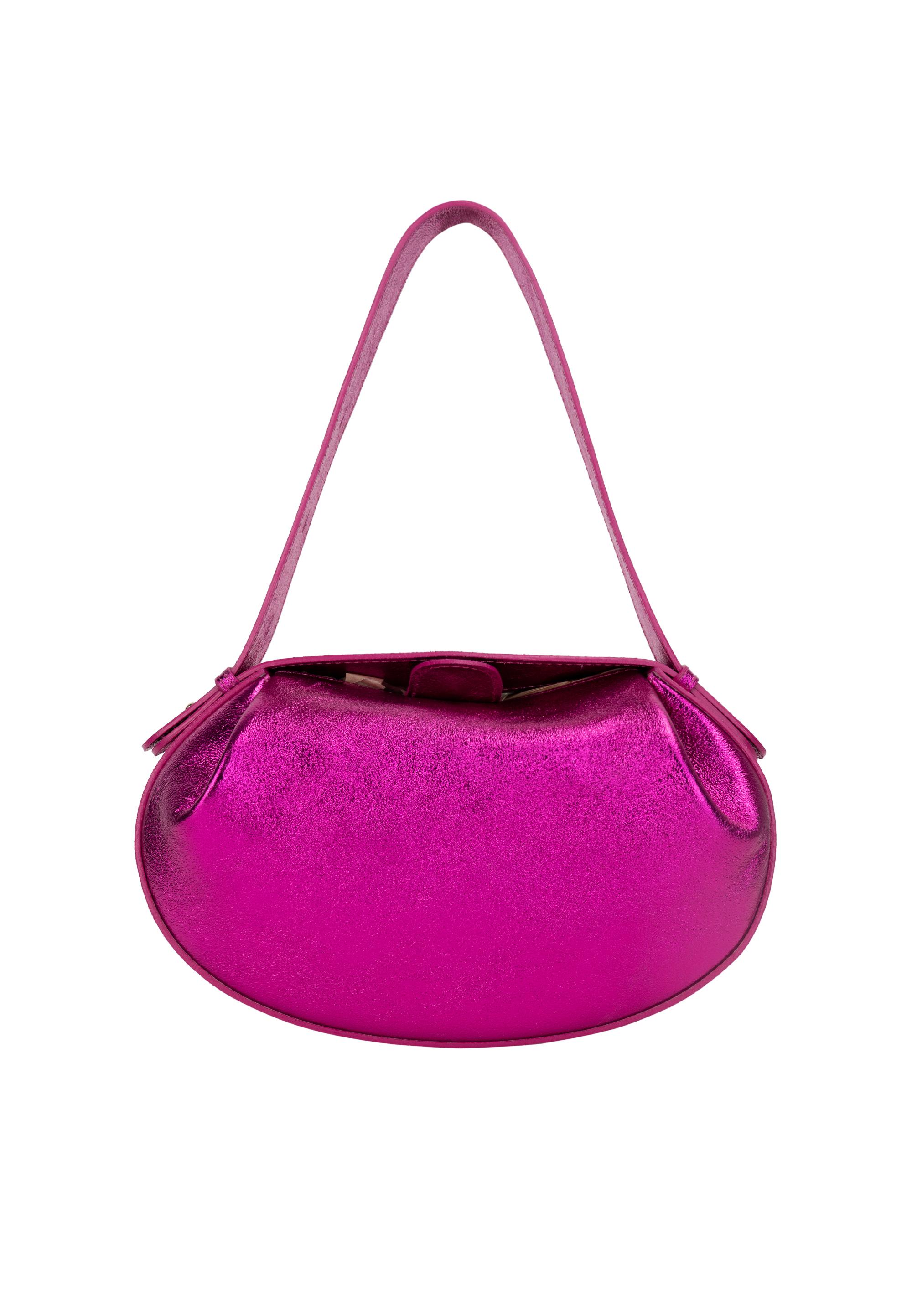 Faina Handtas Dames Laminaat fuchsia