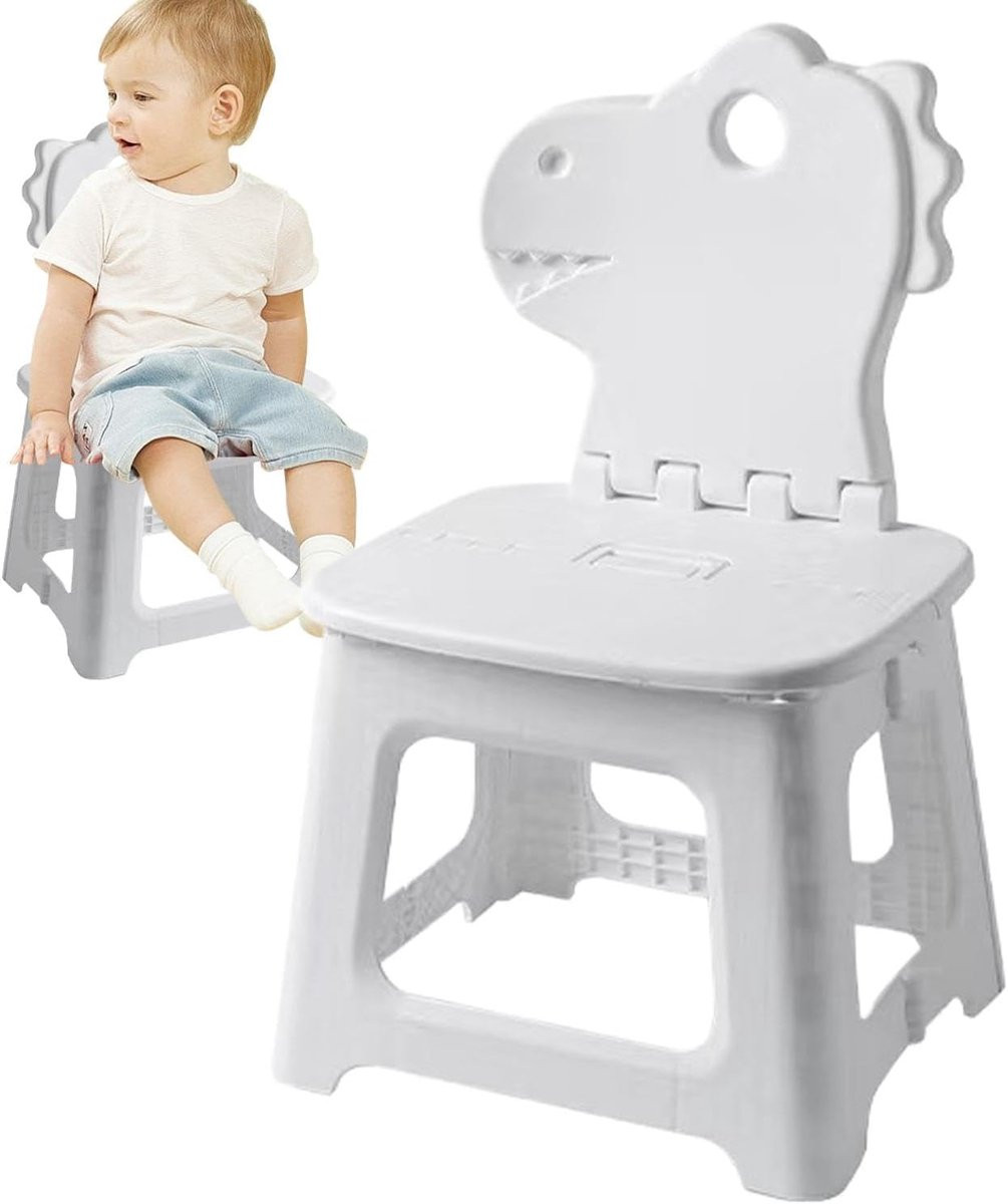 Bunny Dinosaur Opvouwbare kinderstoel met rugleuning