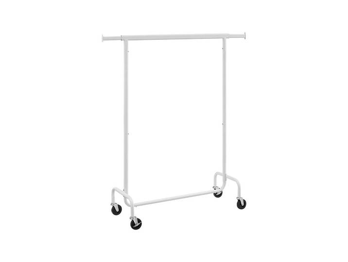 Hansiro Kleiderständer Majuro, Weiß, Metall, 150x160x45 cm, Garderobe, Garderobenständer