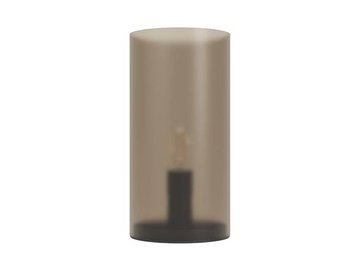 EGLO Nachttischlampe Geo, elegante Glas Tischlampe