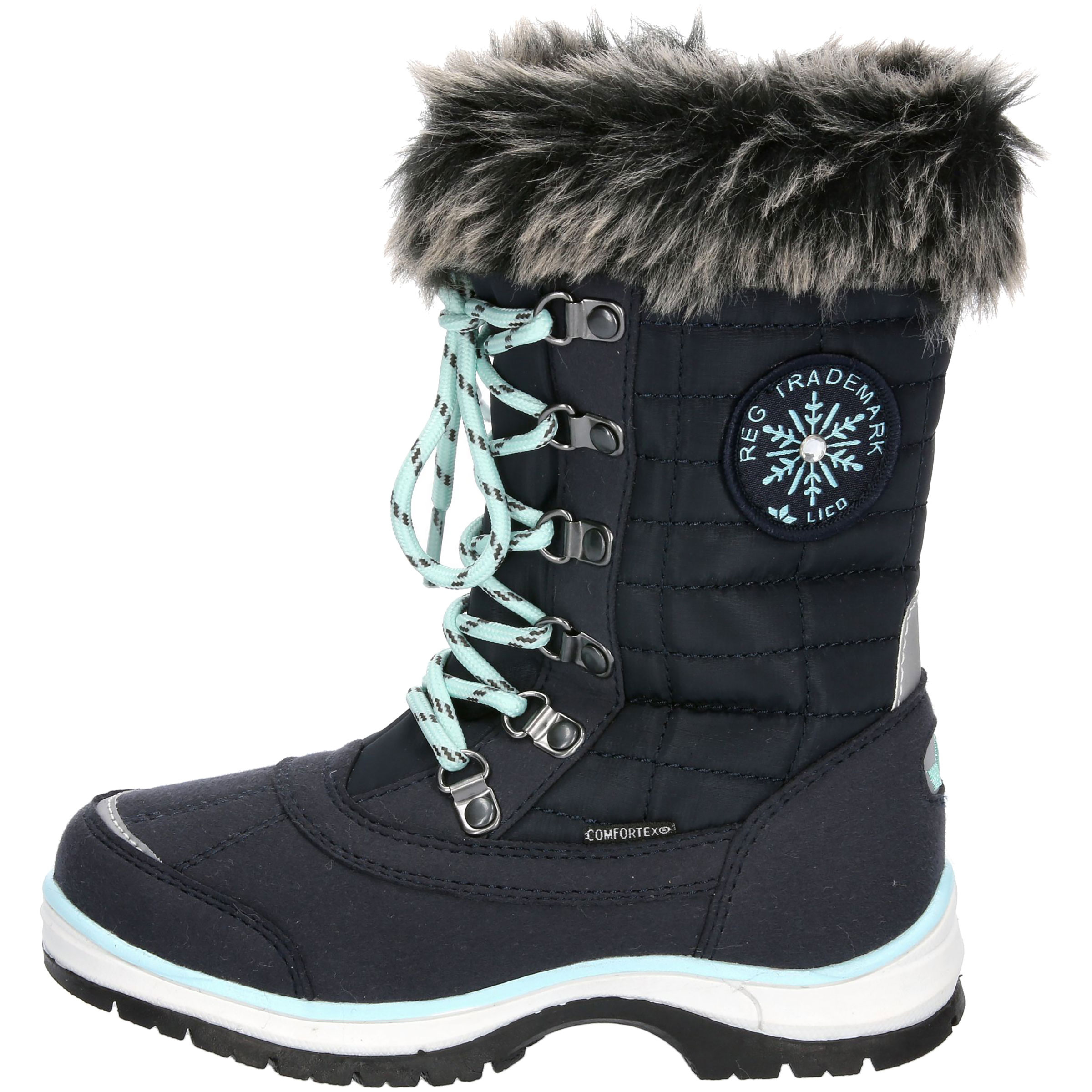 Lico Lillesand Kinder Winterschuhe & Winterstiefel blau Größe 30 Lifestyle Wasserdicht