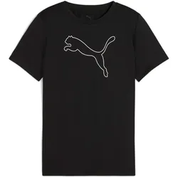 PUMA Tad Essentials Cat Logo Trainingsshirt Mädchen 01 - PUMA black 140