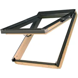 FAKRO Dachfenster FPP-V U3 114x140 natur, Klapp-Schwingfenster, ESG, Lüftung