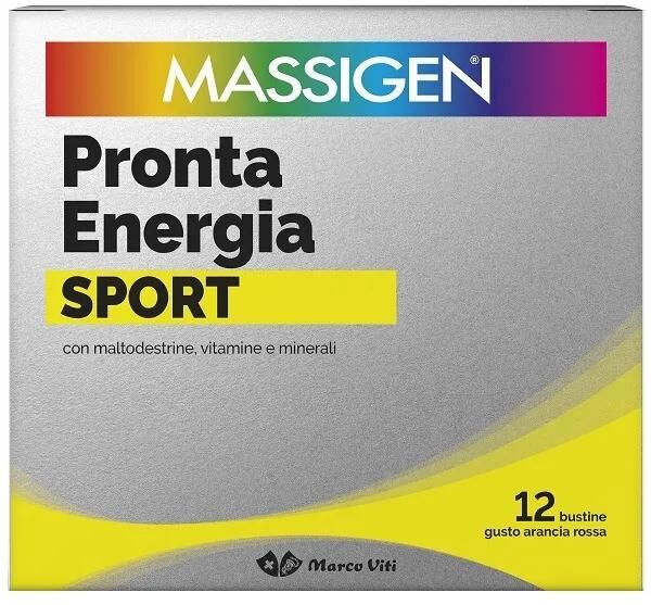 Massigen Sport Pronta Energia Integratore Energetico 12 Bustine