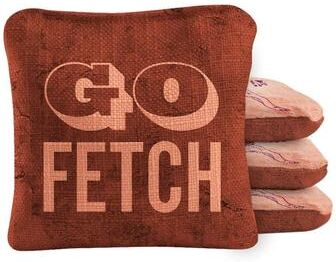 Skip's Garage Go Fetch Orange Dual Sided Cornhole Bags