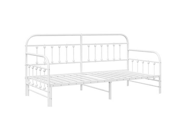 PROMOTION Cadre de Lit blanc - avec lit gigogne 90x190 cm - acier 72690 - BestMeuble