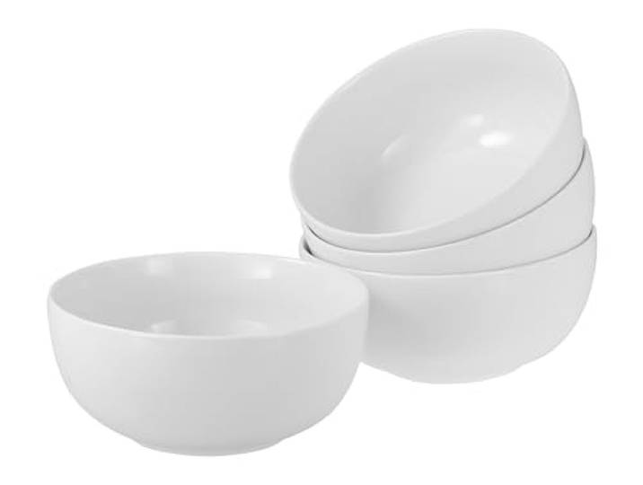 Creatable, Allround Weiss, 4-teiliges Buddha Bowl Set aus Porzellan