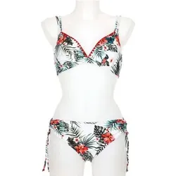 OLYMPIA Damen Bikini Bikini, Größe 44F in Weiß Weiß