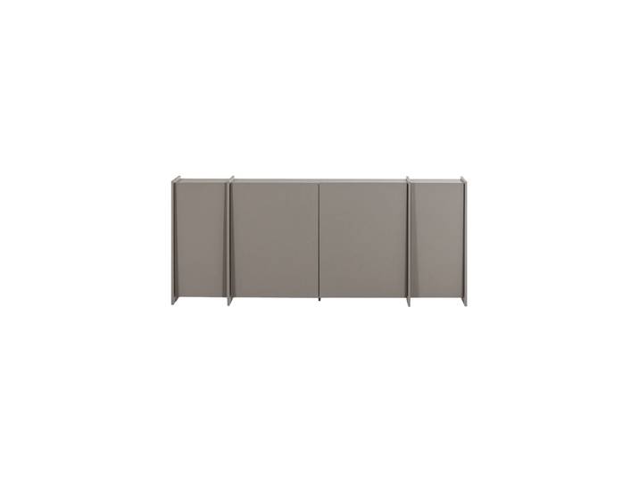 Design Sideboard „Brocky“, 4-türig Esche Warmes Grau De Eekhoorn