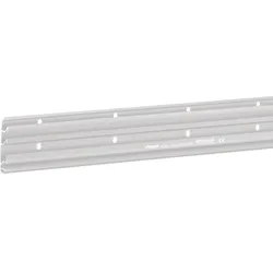 Hager SLH200801 Sockelleistenkanal-Unterteil 3 Kammern aus Kunststoff halogenfrei zu SLH 20x80mm  - 2 Meter