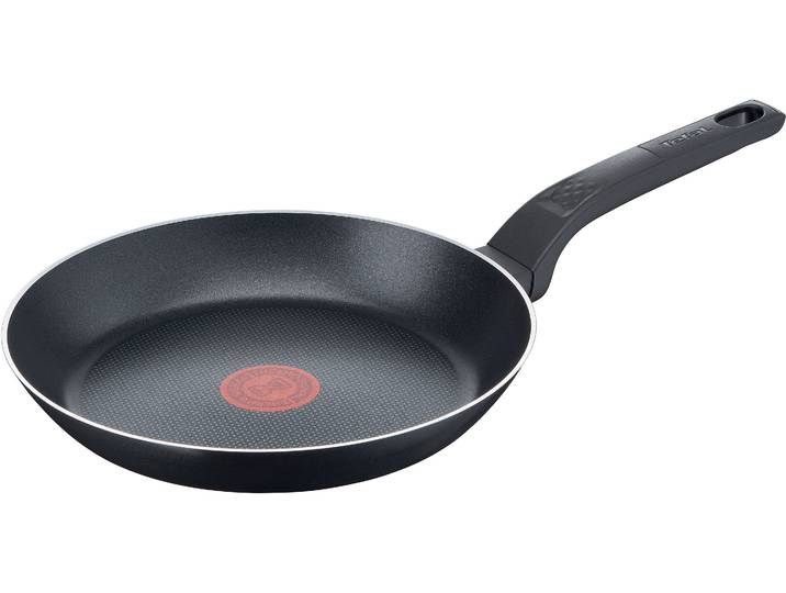 Bratpfanne TEFAL Easy Cook & Clean mit Antihaftbeschichtung, nicht induktionsgeeignet , schwarz, H:3,5cm Ø:20cm, Pfannen, Bratpfanne, Thermo-Signal bei idealer Brattemperatur, Made in France