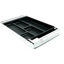 TecLines, Schreibtisch Accessoire, TUS003W ausziehbare Unterbau Schublade S, weiss
