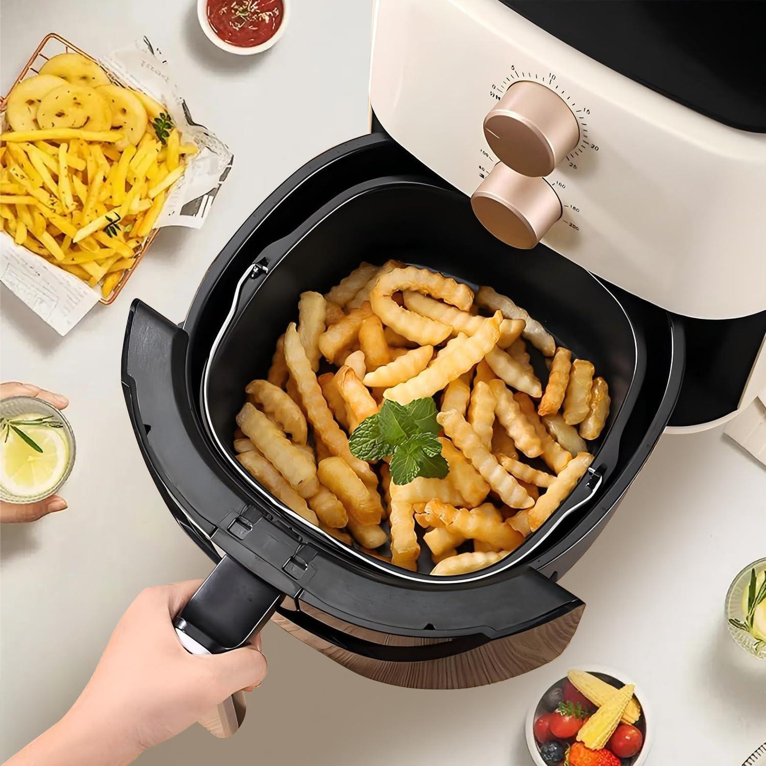 Dripio Bakvorm voor heteluchtfriteuse, 22 cm, metaal met antiaanbaklaag