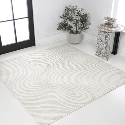 JONATHAN Y Nordby Abstract Groovy Striped Area Rug