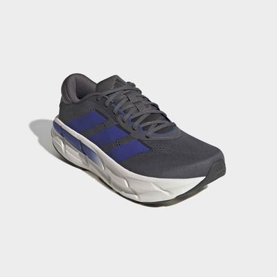 Laufschuh ADIDAS PERFORMANCE "QUESTAR 4", Herren, Gr. 43, grau five, dual indigo, carbon, Synthetik, Textil, Schuhe Laufschuh