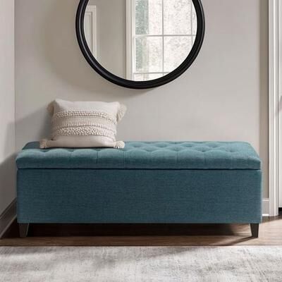 Jla Home/Furniture & Decor Leona Storage Bench , Blue