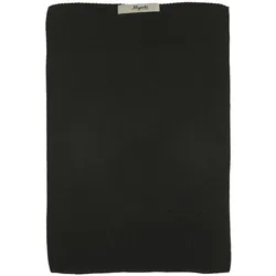 IB Laursen Geschirr Handtuch Mynte gestrickt, 60 x 40 cm, Pure Black