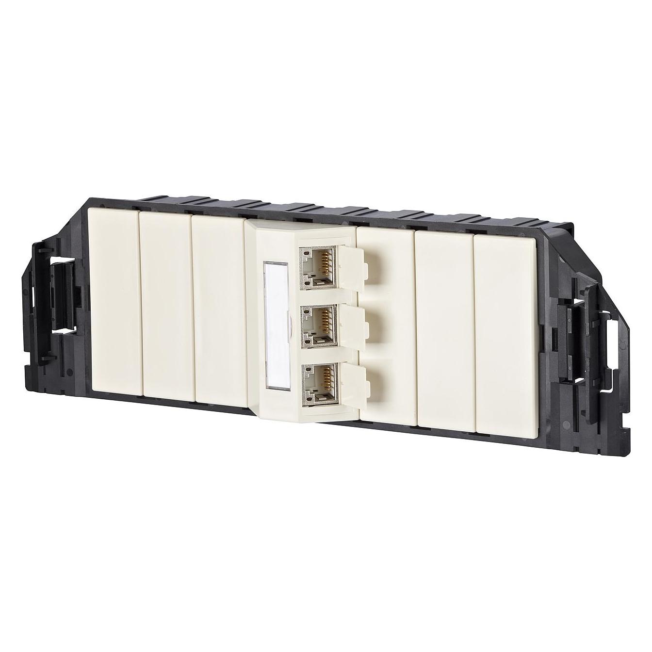 Metz Connect 130B11S30301-E - RJ-45 - 6a - Schwarz - Weiss - 1 Stück(e) (130B11S30301-E)