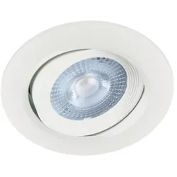 Verstellbare Deckenleuchte MONI LED Pendelleuchte rund 5W 4000K Einbauleuchte weiß 03858