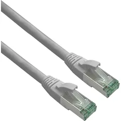 helos Patchkabel Cat.6a Superflex Cat.7 Rohkabel GHMT AWG 26/7 grau 10,0m