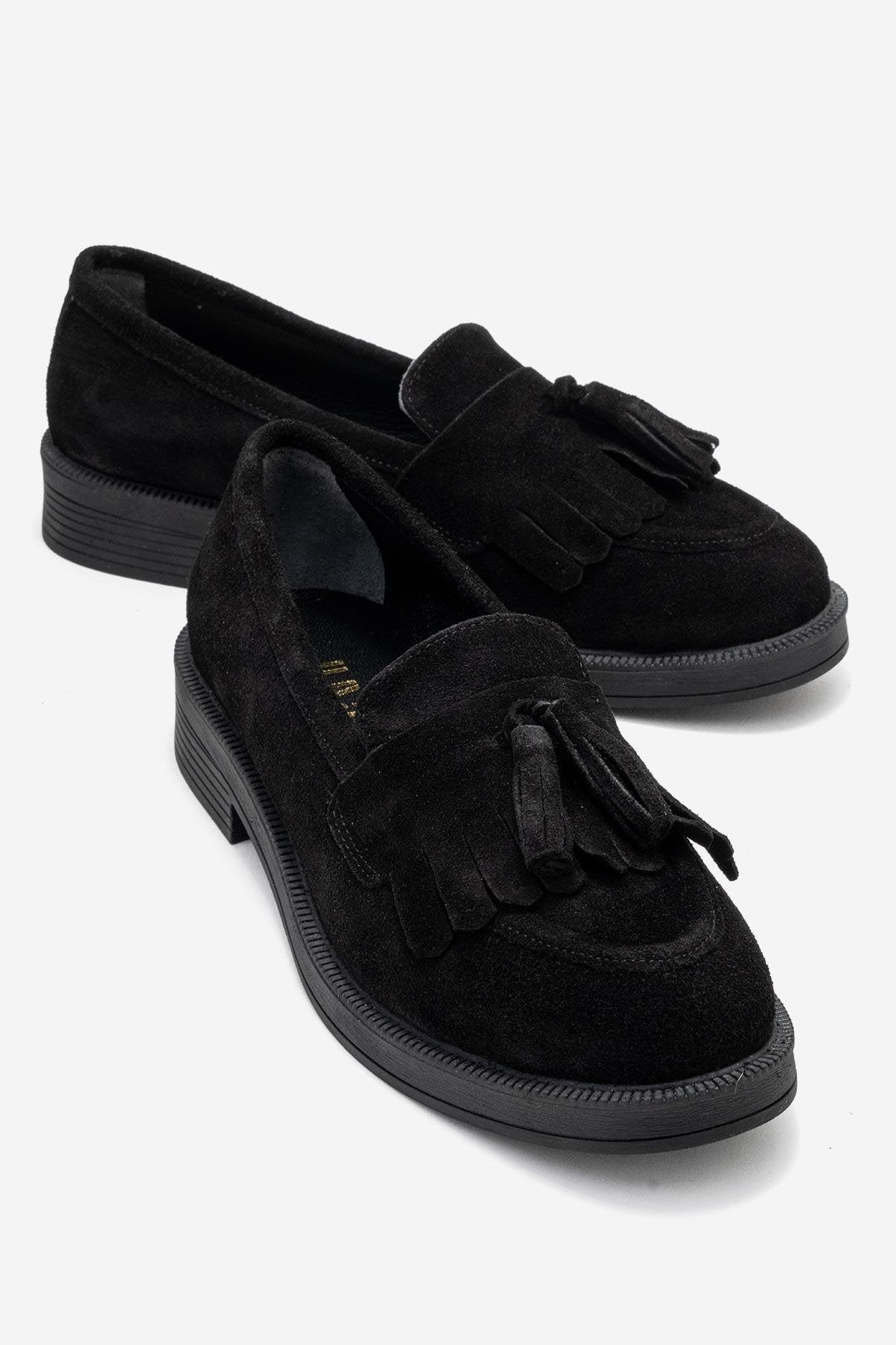 Milly Leder Quaste Loafer