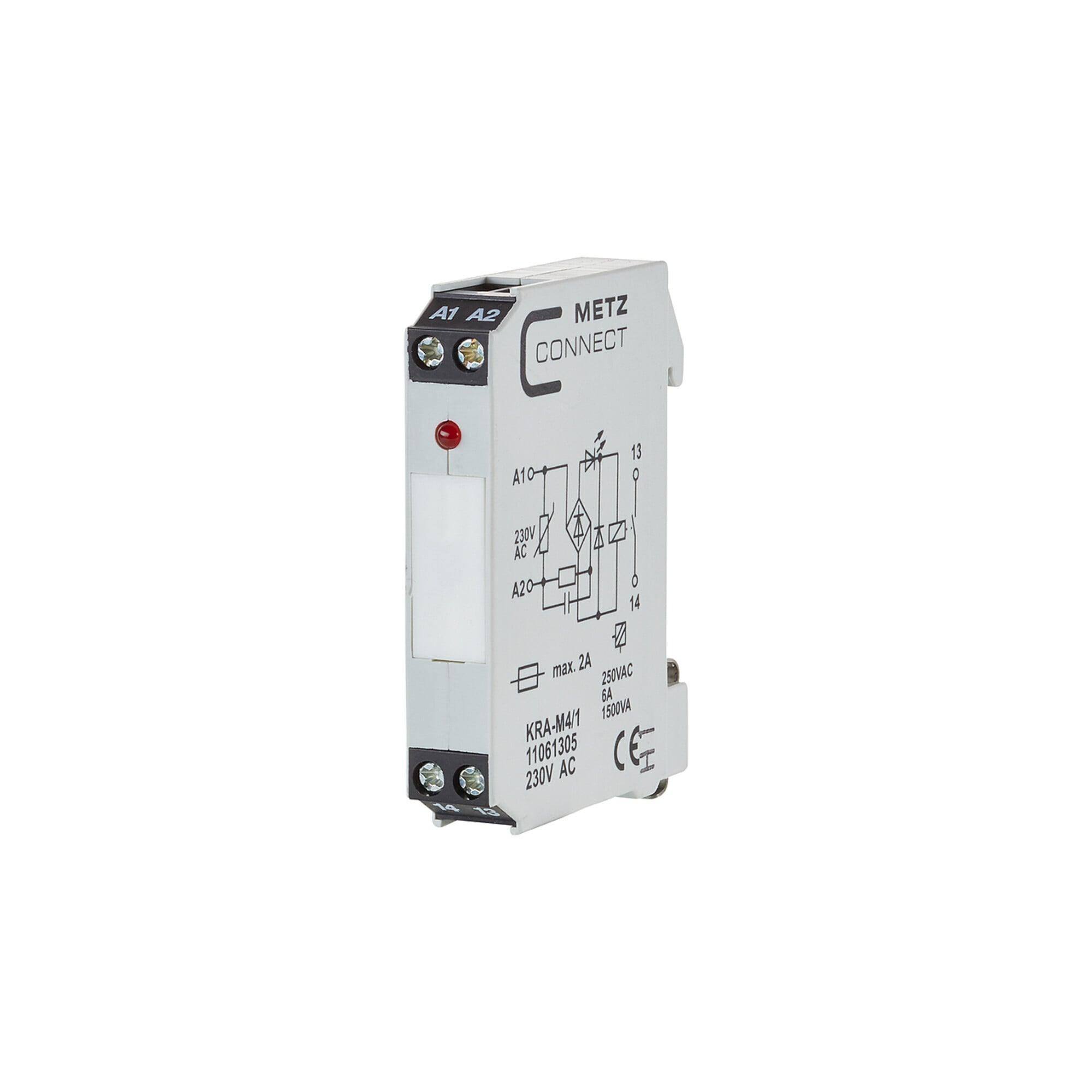 BTR NETCOM Koppelbaustein 1S KRA-M4/1 220AC ; Metz Connect (11061305)