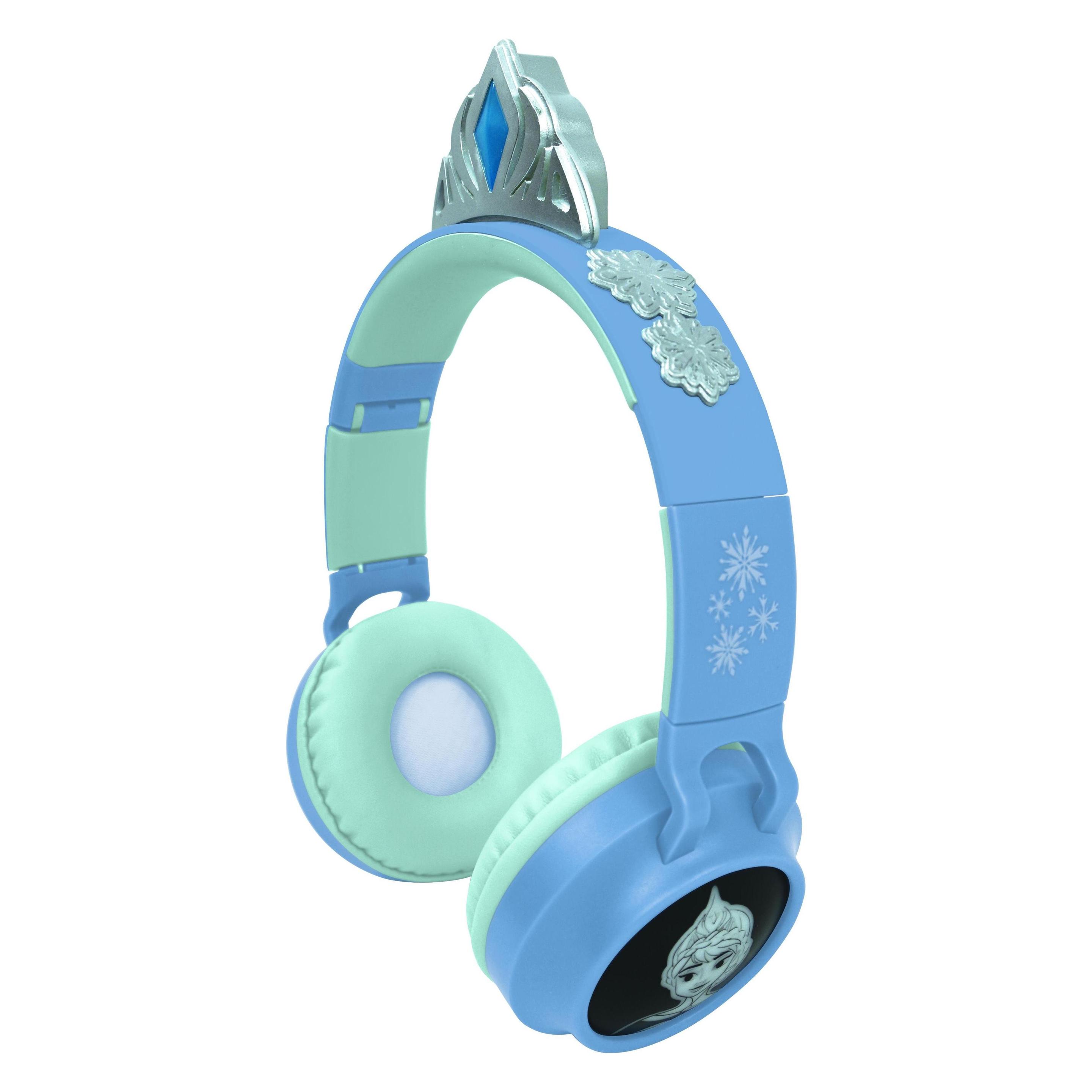 Lexibook 2-in-1 Bluetooth/Kabel-Kopfhörer Frozen Blau (HPBT015FZ)