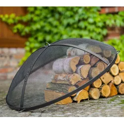 CookKing Stahl Funkenfang 79 | Zubehör für Feuerschalen | Ø 79 cm - Schwarz