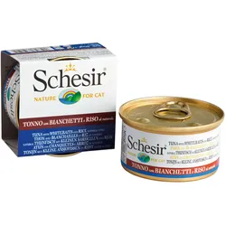 Schesir Cat Natural Thunfisch, kleine Sardellen und Reis 24x85 g