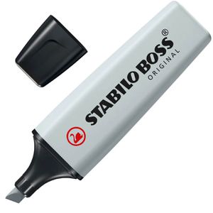 Stabilo Textmarker Boss Original Pastel, Strichbreite 2 - 5mm, Seidengrau