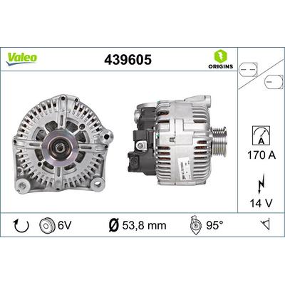 VALEO Generator NEW ORIGINAL PART 439605 für BMW