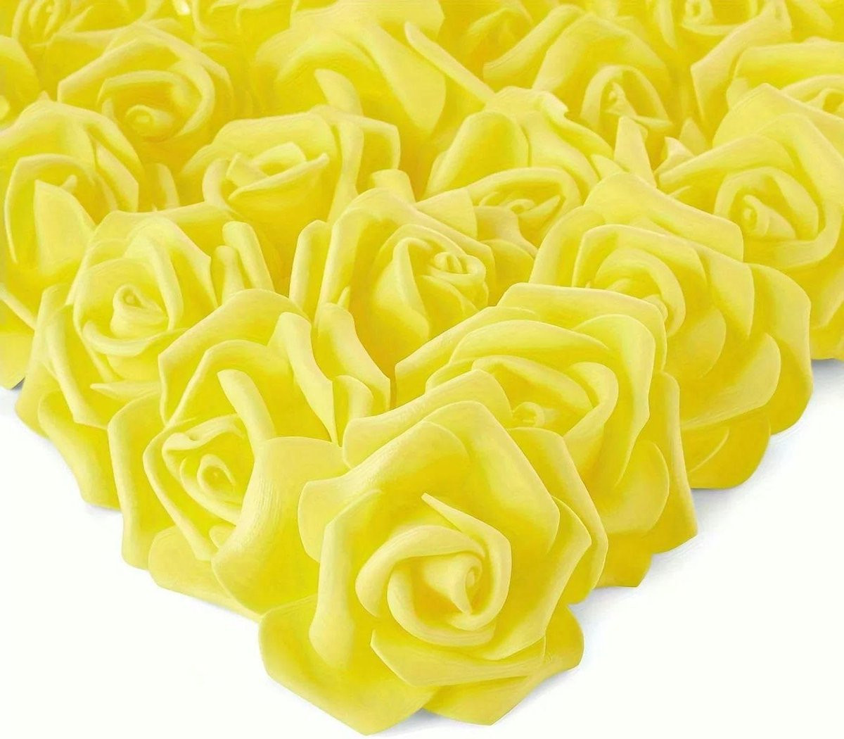 20 stuks Kunstmatige Gele Rozen voor Huisdecoratie