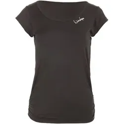 WINSHAPE Damen Functional Light Kurzarmshirt AET106, Größe S in Schwarz Schwarz