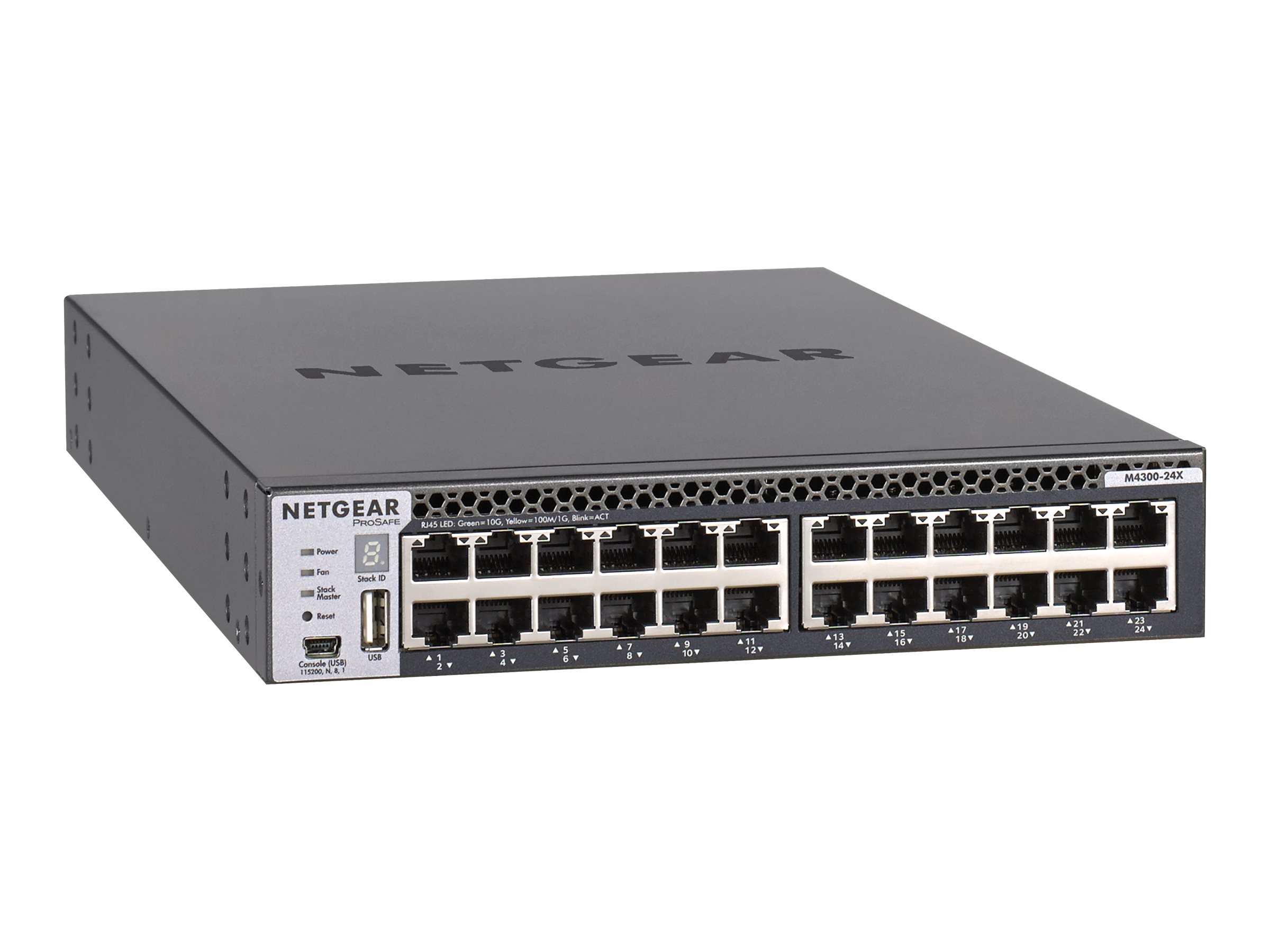 NETGEAR XSM4324CS, Managed, L3, 10G Ethernet (100/1000/10000), Rack-Einbau, 1U