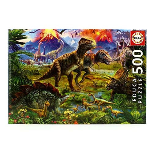 KD Toys Educa Borras Dinosaur Gathering Puzzel - 500 stukjes - Multi