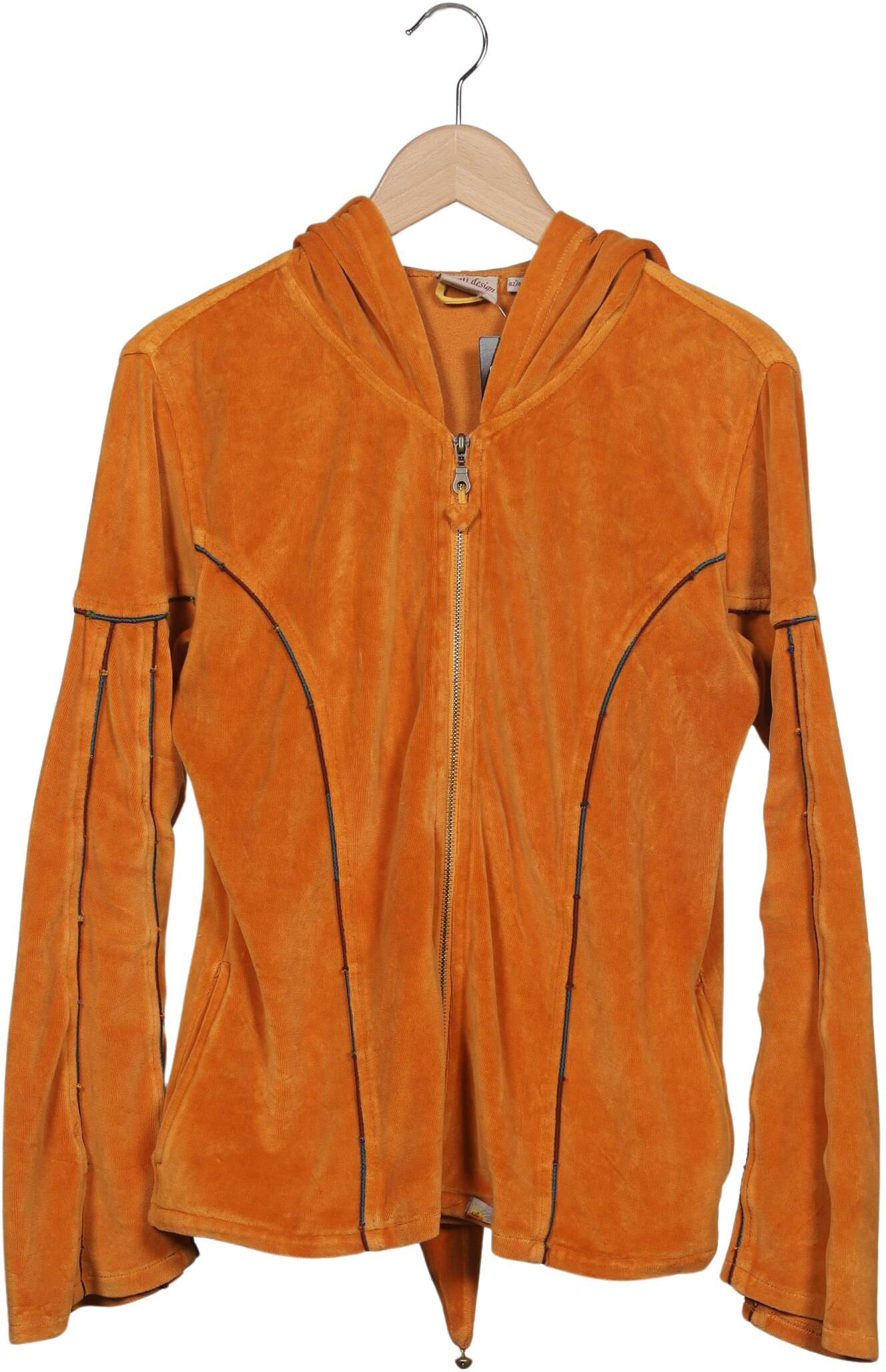 Chapati Berlin Damen Kapuzenpullover, Orange, Gr. L, Baumwolle - Second Hand