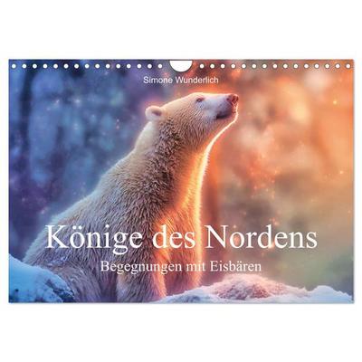 Könige des Nordens - Begegnungen mit Eisbären (Wandkalender 2027 DIN A4 quer), CALVENDO Monatskalender