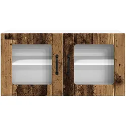 vidaXL, Regal, Xatarar (1x Wandschrank aus Glas (2 Türen)) (31 x 40 x 40 cm)