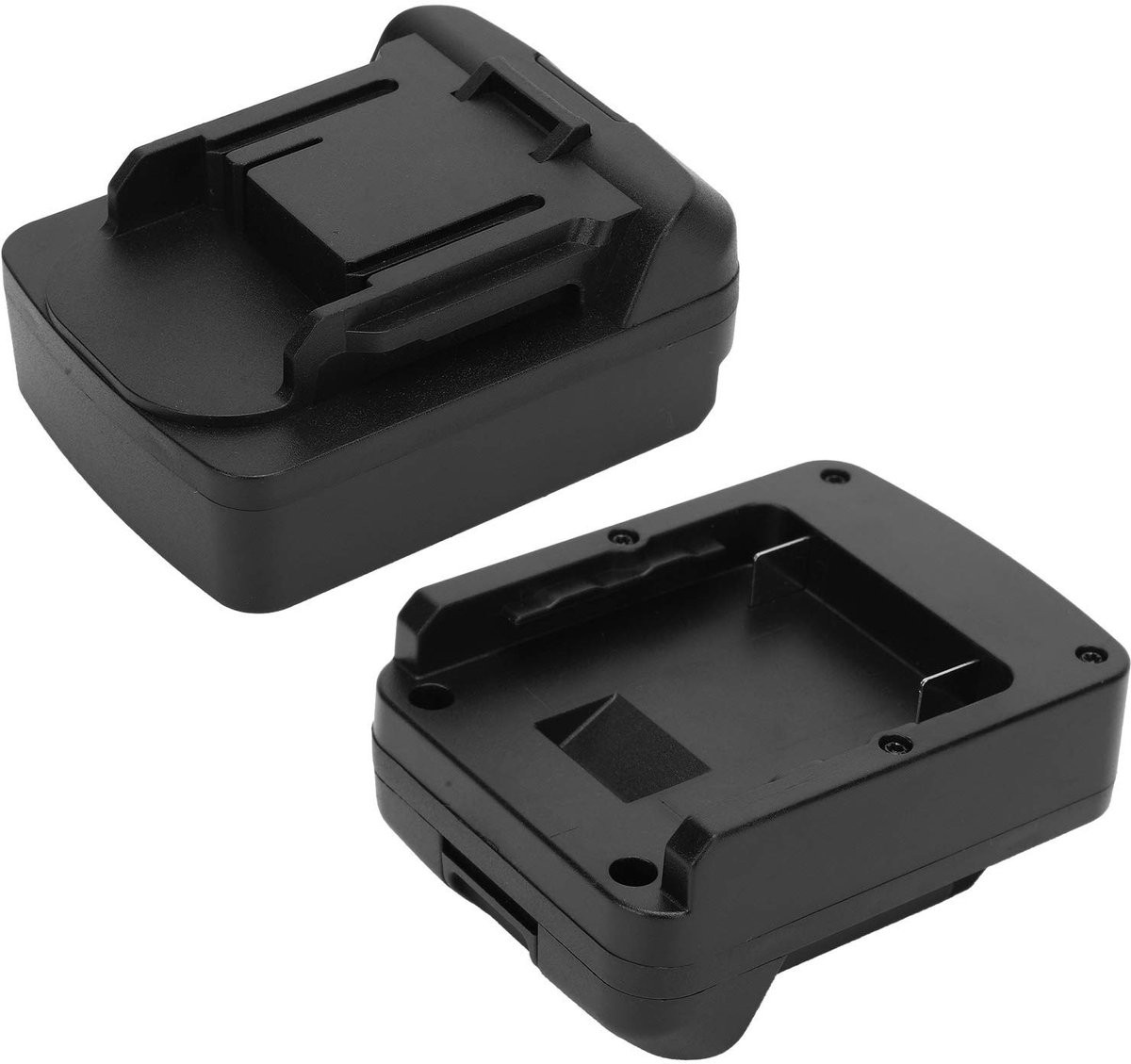 Dailygoody Batterijadapter 18V Converter voor 18V Gereedschap - Zwart