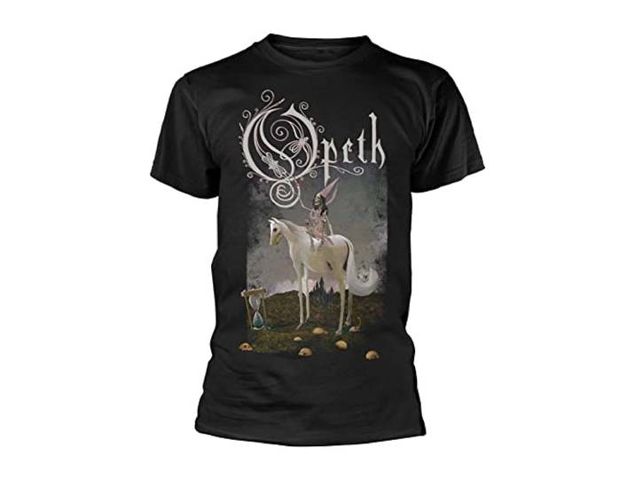 Opeth Horse T-shirt zwart M 100% katoen Band merch, Bands