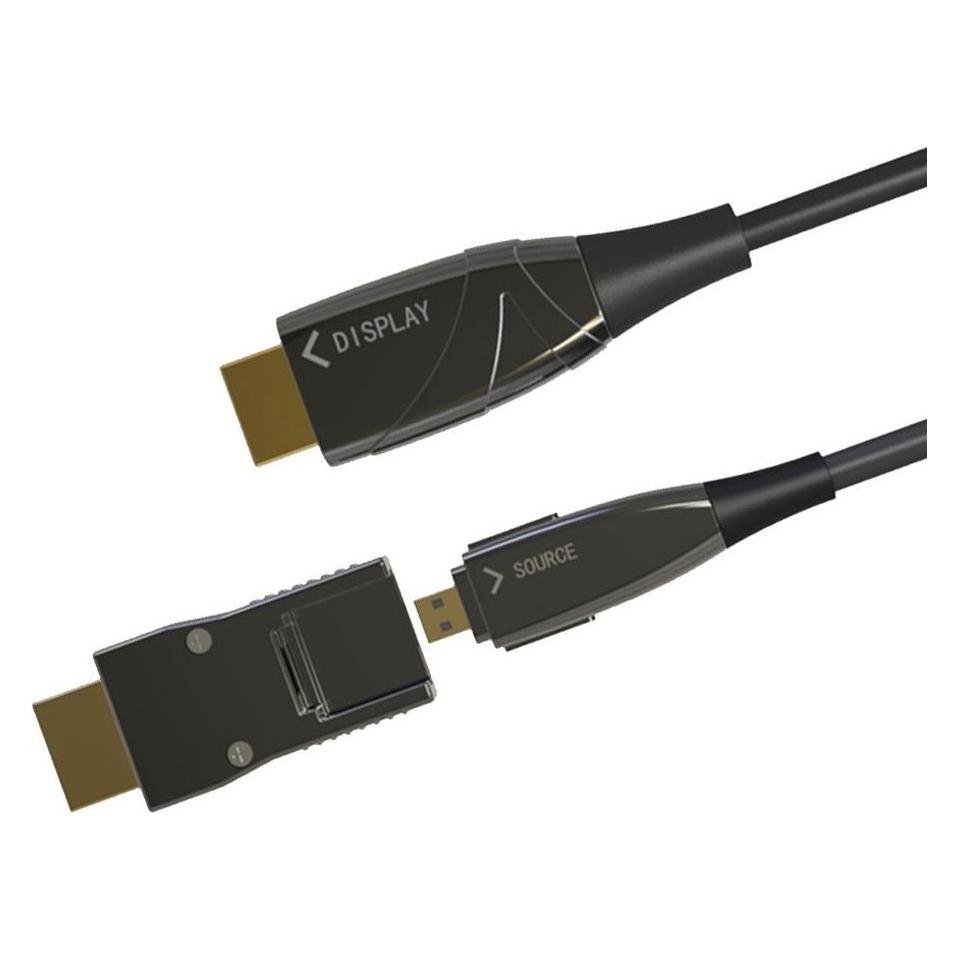 Techly Micro HDMI AOC LWL Kabel (50 m) (ICOC-HDMI-HY2D-050)